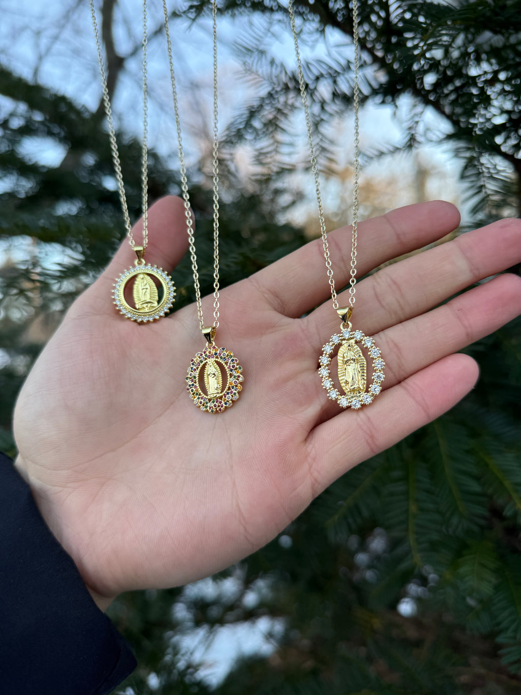 CovenantJewels Our Lady Medallion Necklace