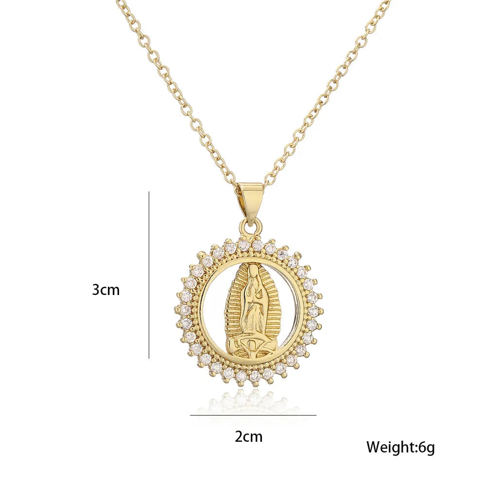 CovenantJewels Our Lady Medallion Necklace