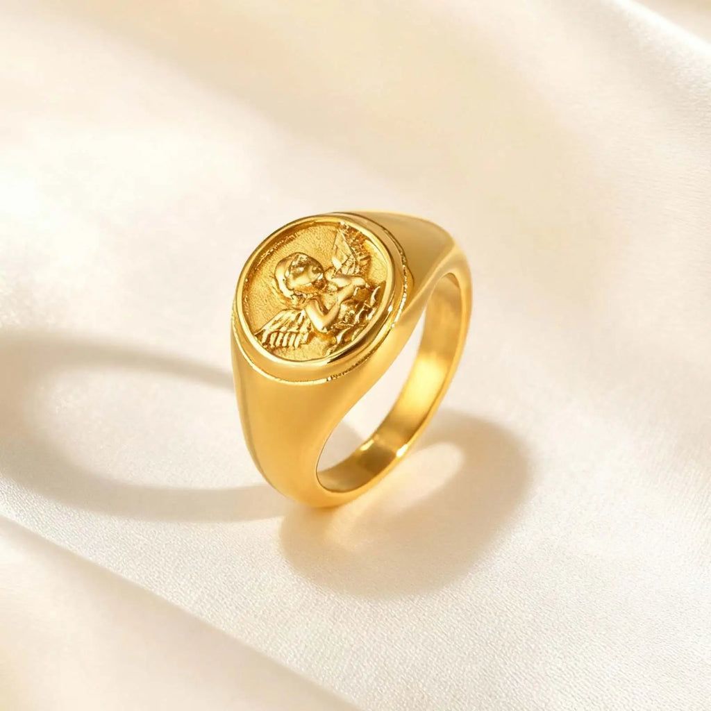 Angel's Watch Signet Ring