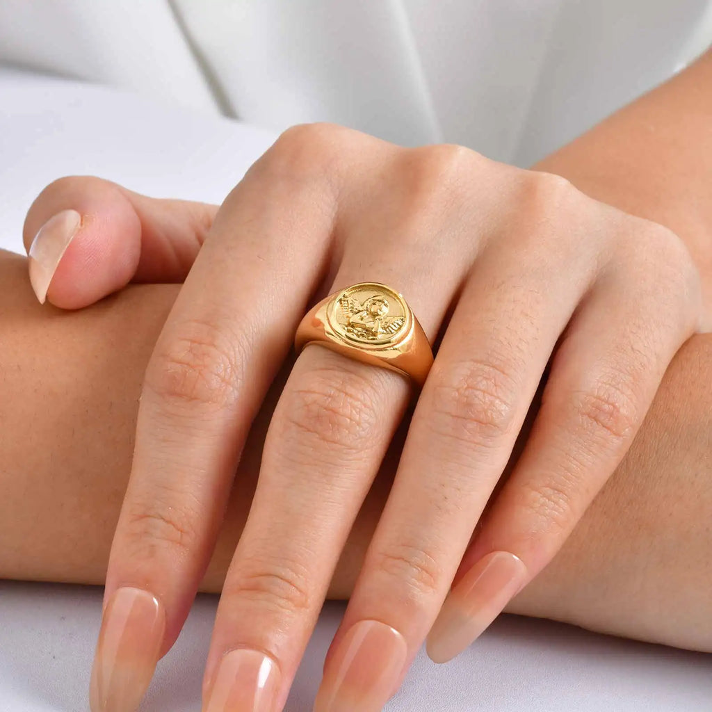Angel's Watch Signet Ring