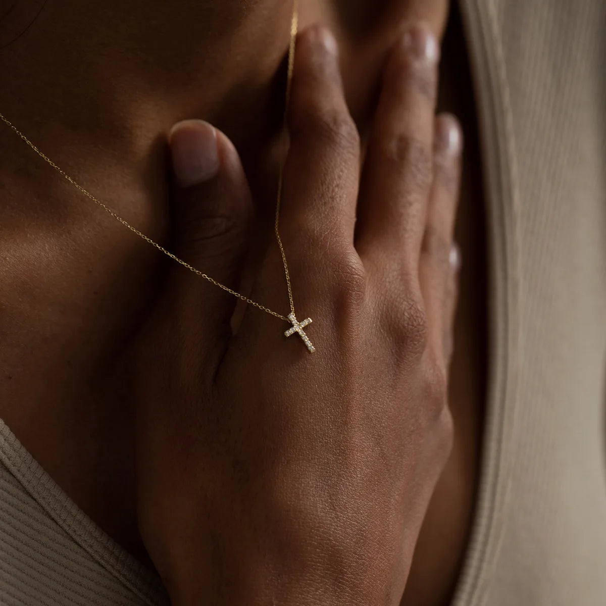 Light of Christ Cross Necklace