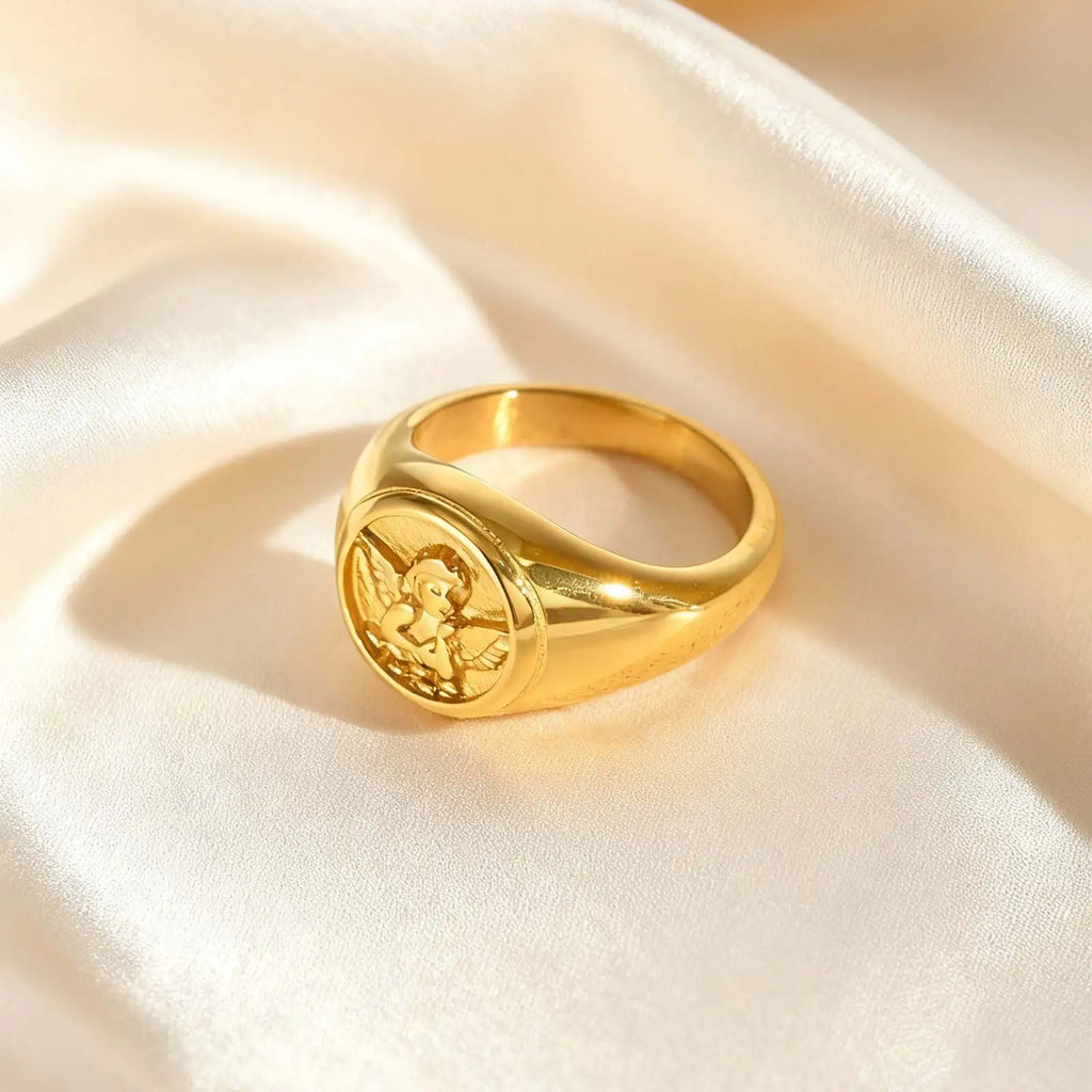 Angel's Watch Signet Ring