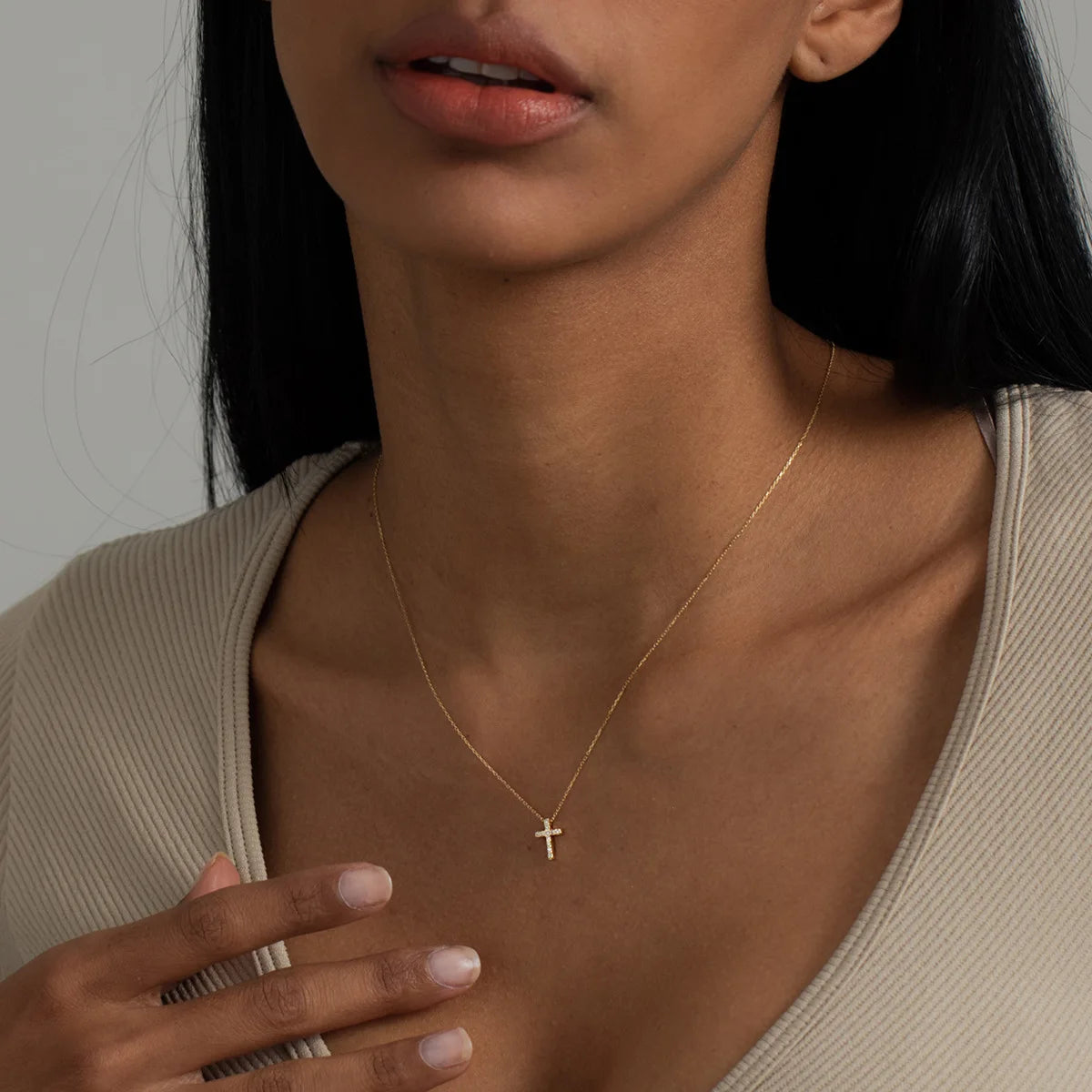 Light of Christ Cross Necklace