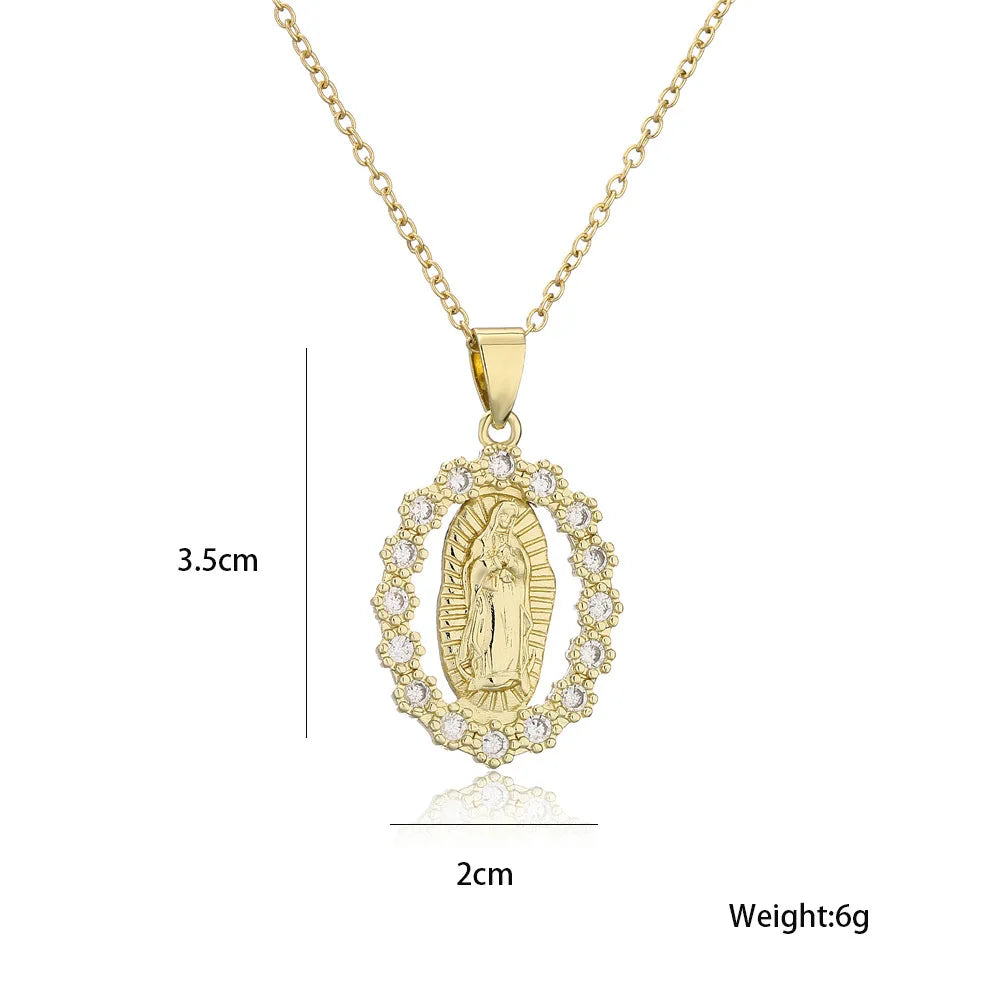 CovenantJewels Our Lady Medallion Necklace